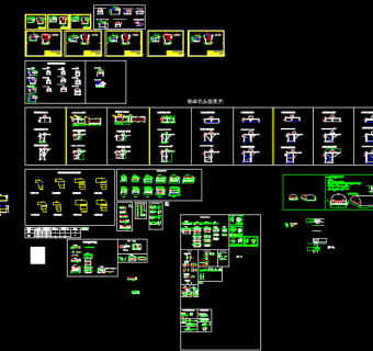 输送机部件汇总CAD图纸