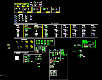 输送机部件汇总CAD图纸
