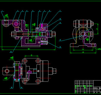 L1C02JH3螺旋压紧机构CAD图纸
