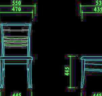 椅子图块-cad家具图块32款23