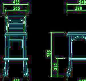 椅子图块-cad家具图块32款32