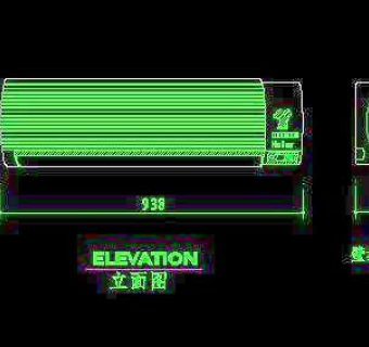 空调图块、洗衣机电冰箱图块、洗碗机引水机图块、厨房电器cad图块16
