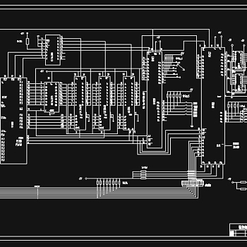 数控铣床硬件电路图CAD图纸