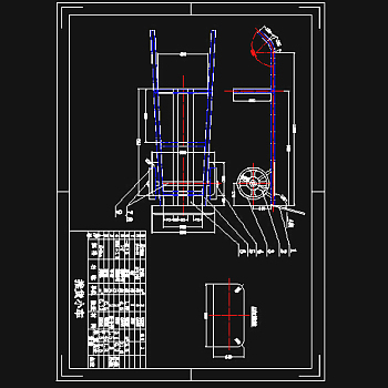 推货小车CAD图纸