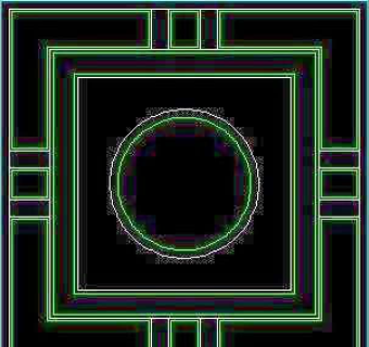 中式顶棚、西式顶棚、常用顶棚、金属顶棚CAD图块素材51