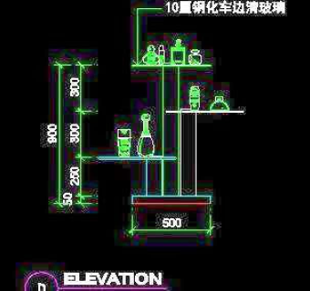 化妆品道具cad详图第一辑27例43