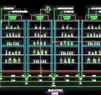 化妆品道具cad详图第二辑27例10