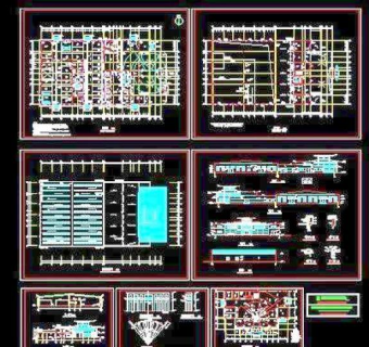 大众汽车展厅cad施工详图