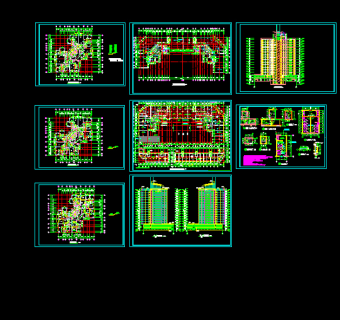 建筑全套施工CAD文件