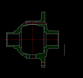 差速器壳体CAD图纸
