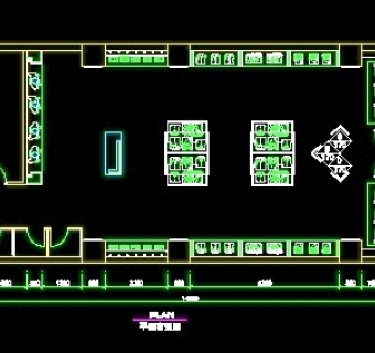 鞋帽店、服装店橱窗门面实例cad详图、装修施工图纸25例-48