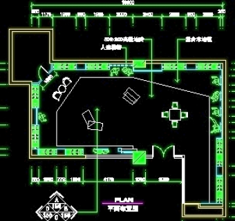 鞋帽店、服装店橱窗门面实例cad详图、装修施工图纸25例-1