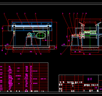 振动筛装配图CAD图纸