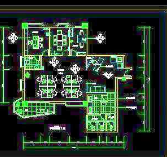 广告公司、科技公司、会计师事务所、科技公司cad详图、装修施工图纸5例-15