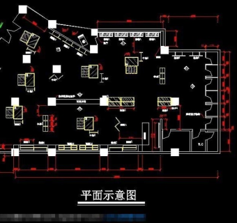 专卖店CAD设计