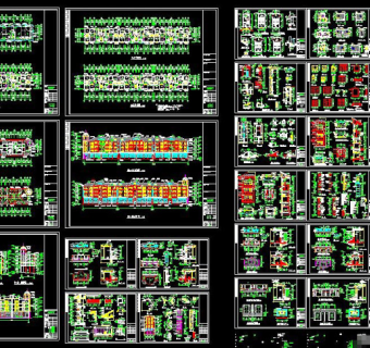 小型别墅cad施工图