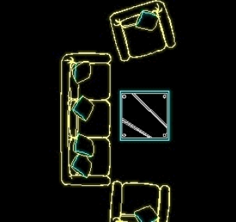 沙发平面图块cad家具图块素材20080918更新5