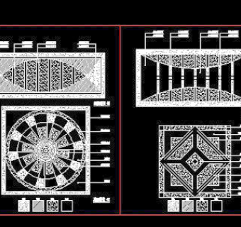 花街铺地、石材拼花、中式铺地-cad地面图块20080914更新11