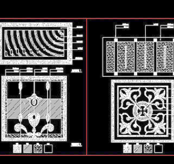 花街铺地、石材拼花、中式铺地-cad地面图块20080914更新1