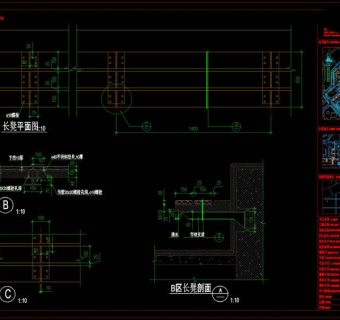 城市生态广场cad图纸