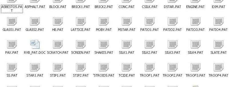 40多种CAD全新的填充图案