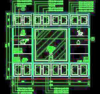 书柜CAD详图素材19