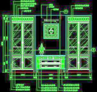 书柜CAD详图素材22