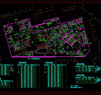 四季酒店景观cad素材