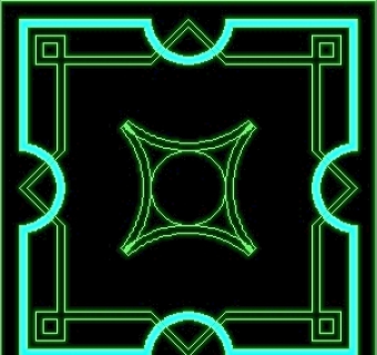 地面拼花cad图块素材2