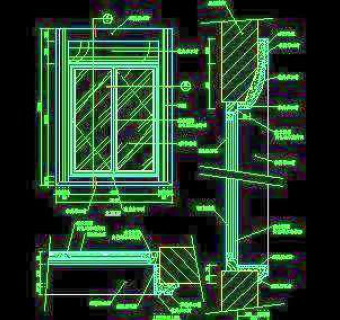 CAD窗详图素材33