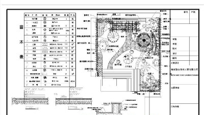 庭院CAD图纸