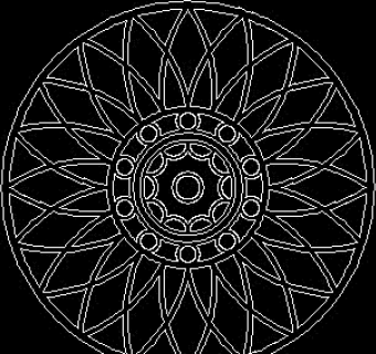 地面拼花cad图块素材11