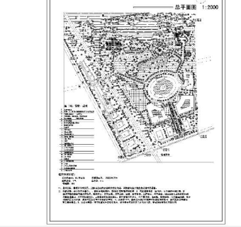 公园cad图纸