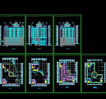 酒店CAD模板免费下载