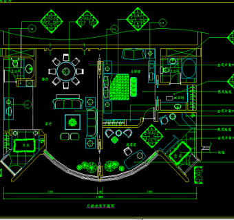 总统套房CAD素材