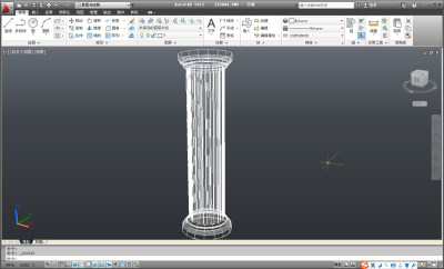 CAD3D简洁圆柱模型