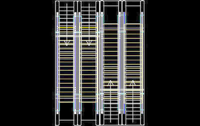 自动扶梯、自动电梯cad模型素材8