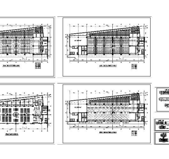 美食广场cad图库
