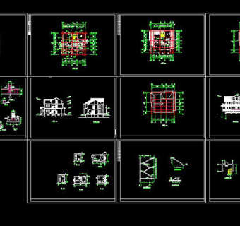别墅建筑CAD设计图