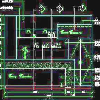 美容美发接待台、工作台装修施工图纸、cad详图素材68