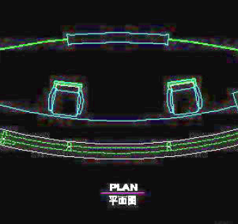 办公室接待台、办公类实例cad详图素材84