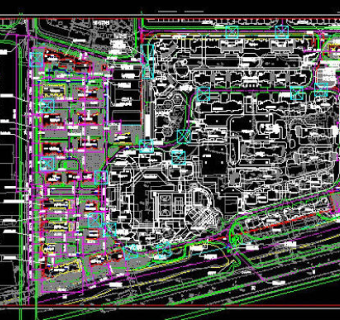 杭州山水人家景观CAD图纸