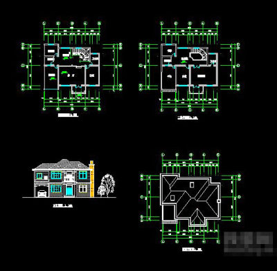 别墅CAD图纸