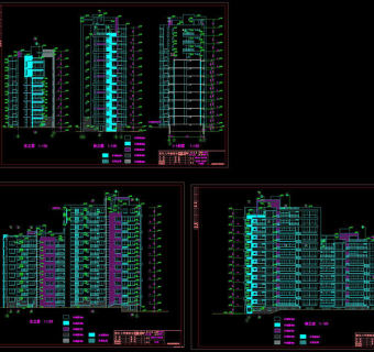 楼房建筑设计CAD图纸