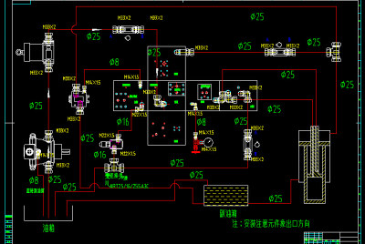 液压布管图CAD图纸下载