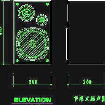 电视机图块、视听设备图块、影院音响组合图块、电脑CAD图块33