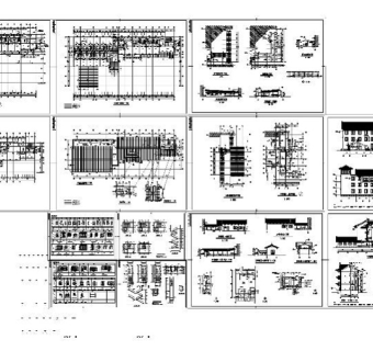 太湖古建筑cad图纸