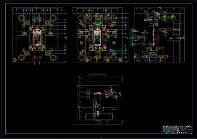手机模CAD机械图纸