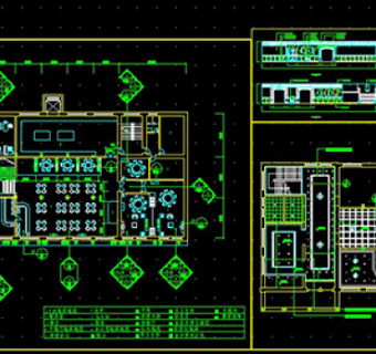 中餐厅CAD装修图