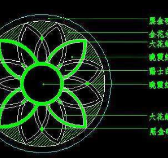 中式铺地、花街铺地、石材拼花CAD图块51